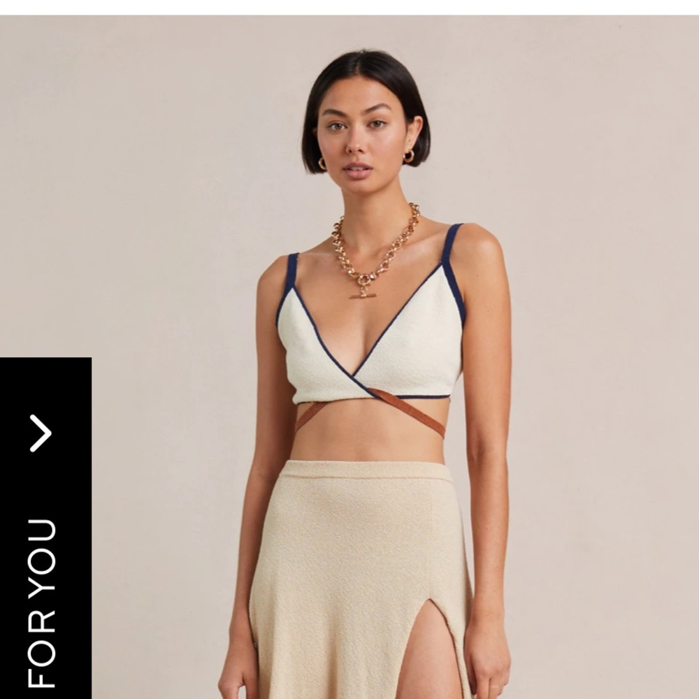 ENZO KNIT TWIST TOP